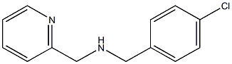 [(4-chlorophenyl)methyl](pyridin-2-ylmethyl)amine 结构式