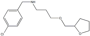 [(4-chlorophenyl)methyl][3-(oxolan-2-ylmethoxy)propyl]amine 结构式