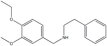 [(4-ethoxy-3-methoxyphenyl)methyl](2-phenylethyl)amine 结构式