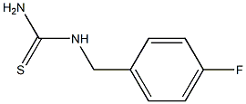 [(4-fluorophenyl)methyl]thiourea 结构式