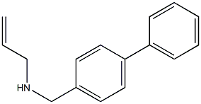 [(4-phenylphenyl)methyl](prop-2-en-1-yl)amine 结构式