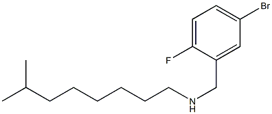 [(5-bromo-2-fluorophenyl)methyl](7-methyloctyl)amine 结构式