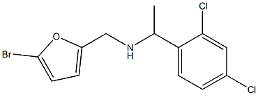 [(5-bromofuran-2-yl)methyl][1-(2,4-dichlorophenyl)ethyl]amine 结构式