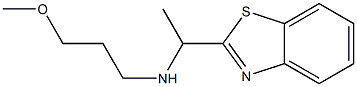 [1-(1,3-benzothiazol-2-yl)ethyl](3-methoxypropyl)amine 结构式