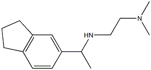 [1-(2,3-dihydro-1H-inden-5-yl)ethyl][2-(dimethylamino)ethyl]amine 结构式