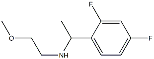 [1-(2,4-difluorophenyl)ethyl](2-methoxyethyl)amine 结构式