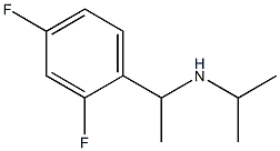 [1-(2,4-difluorophenyl)ethyl](propan-2-yl)amine 结构式