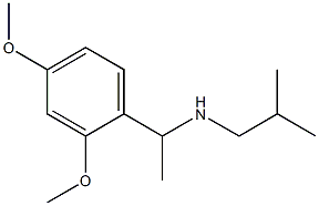 [1-(2,4-dimethoxyphenyl)ethyl](2-methylpropyl)amine 结构式