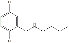 [1-(2,5-dichlorophenyl)ethyl](pentan-2-yl)amine 结构式