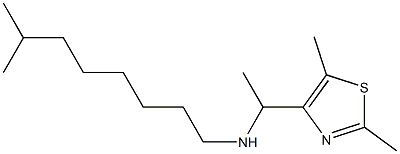 [1-(2,5-dimethyl-1,3-thiazol-4-yl)ethyl](7-methyloctyl)amine 结构式