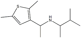 [1-(2,5-dimethylthiophen-3-yl)ethyl](3-methylbutan-2-yl)amine 结构式