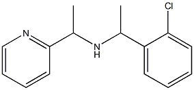 [1-(2-chlorophenyl)ethyl][1-(pyridin-2-yl)ethyl]amine 结构式