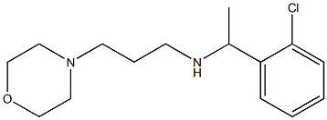 [1-(2-chlorophenyl)ethyl][3-(morpholin-4-yl)propyl]amine 结构式