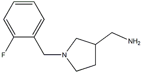 [1-(2-fluorobenzyl)pyrrolidin-3-yl]methylamine 结构式