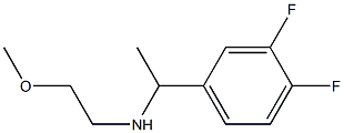 [1-(3,4-difluorophenyl)ethyl](2-methoxyethyl)amine 结构式