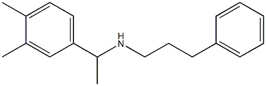 [1-(3,4-dimethylphenyl)ethyl](3-phenylpropyl)amine 结构式