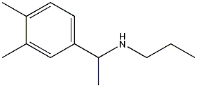 [1-(3,4-dimethylphenyl)ethyl](propyl)amine 结构式