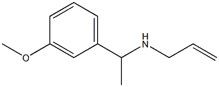 [1-(3-methoxyphenyl)ethyl](prop-2-en-1-yl)amine 结构式