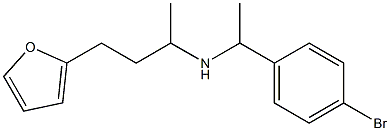 [1-(4-bromophenyl)ethyl][4-(furan-2-yl)butan-2-yl]amine 结构式