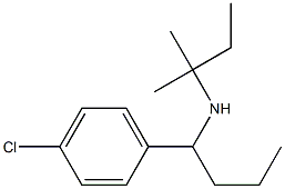[1-(4-chlorophenyl)butyl](2-methylbutan-2-yl)amine 结构式