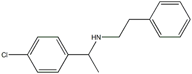 [1-(4-chlorophenyl)ethyl](2-phenylethyl)amine 结构式