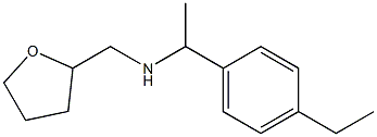 [1-(4-ethylphenyl)ethyl](oxolan-2-ylmethyl)amine 结构式