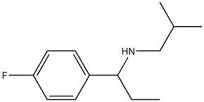 [1-(4-fluorophenyl)propyl](2-methylpropyl)amine 结构式