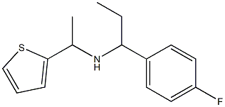 [1-(4-fluorophenyl)propyl][1-(thiophen-2-yl)ethyl]amine 结构式