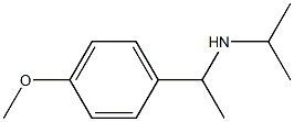 [1-(4-methoxyphenyl)ethyl](propan-2-yl)amine 结构式