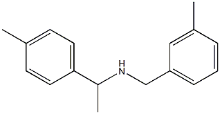 [1-(4-methylphenyl)ethyl][(3-methylphenyl)methyl]amine 结构式