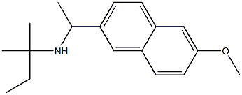 [1-(6-methoxynaphthalen-2-yl)ethyl](2-methylbutan-2-yl)amine 结构式