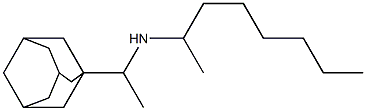 [1-(adamantan-1-yl)ethyl](octan-2-yl)amine 结构式