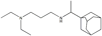 [1-(adamantan-1-yl)ethyl][3-(diethylamino)propyl]amine 结构式