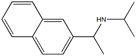 [1-(naphthalen-2-yl)ethyl](propan-2-yl)amine 结构式