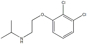[2-(2,3-dichlorophenoxy)ethyl](propan-2-yl)amine 结构式