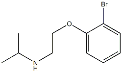 [2-(2-bromophenoxy)ethyl](propan-2-yl)amine 结构式