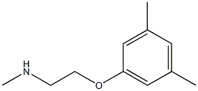 [2-(3,5-dimethylphenoxy)ethyl](methyl)amine 结构式