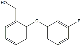 [2-(3-fluorophenoxy)phenyl]methanol 结构式