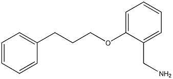 [2-(3-phenylpropoxy)phenyl]methanamine 结构式