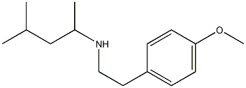 [2-(4-methoxyphenyl)ethyl](4-methylpentan-2-yl)amine 结构式