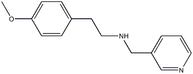 [2-(4-methoxyphenyl)ethyl](pyridin-3-ylmethyl)amine 结构式