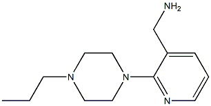 [2-(4-propylpiperazin-1-yl)pyridin-3-yl]methylamine 结构式