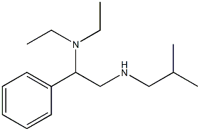 [2-(diethylamino)-2-phenylethyl](2-methylpropyl)amine 结构式