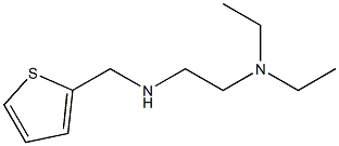 [2-(diethylamino)ethyl](thiophen-2-ylmethyl)amine 结构式