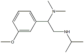 [2-(dimethylamino)-2-(3-methoxyphenyl)ethyl](propan-2-yl)amine 结构式