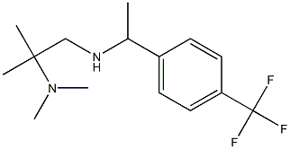 [2-(dimethylamino)-2-methylpropyl]({1-[4-(trifluoromethyl)phenyl]ethyl})amine 结构式