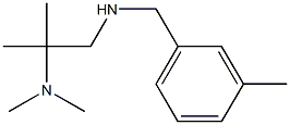 [2-(dimethylamino)-2-methylpropyl][(3-methylphenyl)methyl]amine 结构式