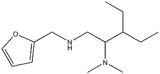 [2-(dimethylamino)-3-ethylpentyl](furan-2-ylmethyl)amine 结构式