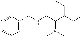[2-(dimethylamino)-3-ethylpentyl](pyridin-3-ylmethyl)amine 结构式