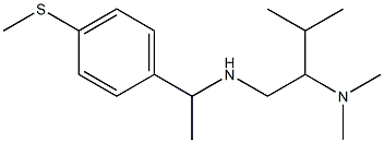 [2-(dimethylamino)-3-methylbutyl]({1-[4-(methylsulfanyl)phenyl]ethyl})amine 结构式